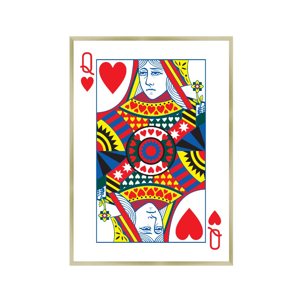 Queen Of Hearts Print