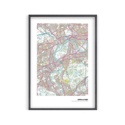 Personalized OS Map Print