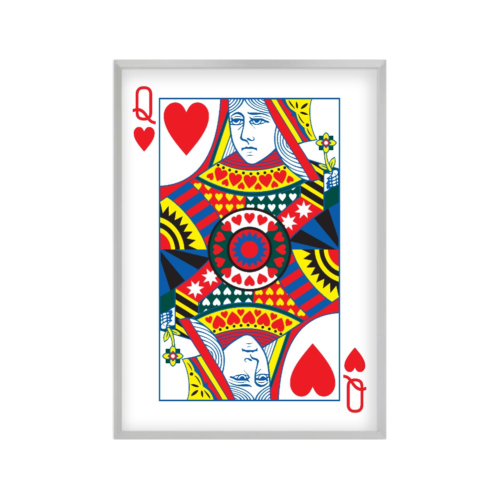 Queen Of Hearts Print