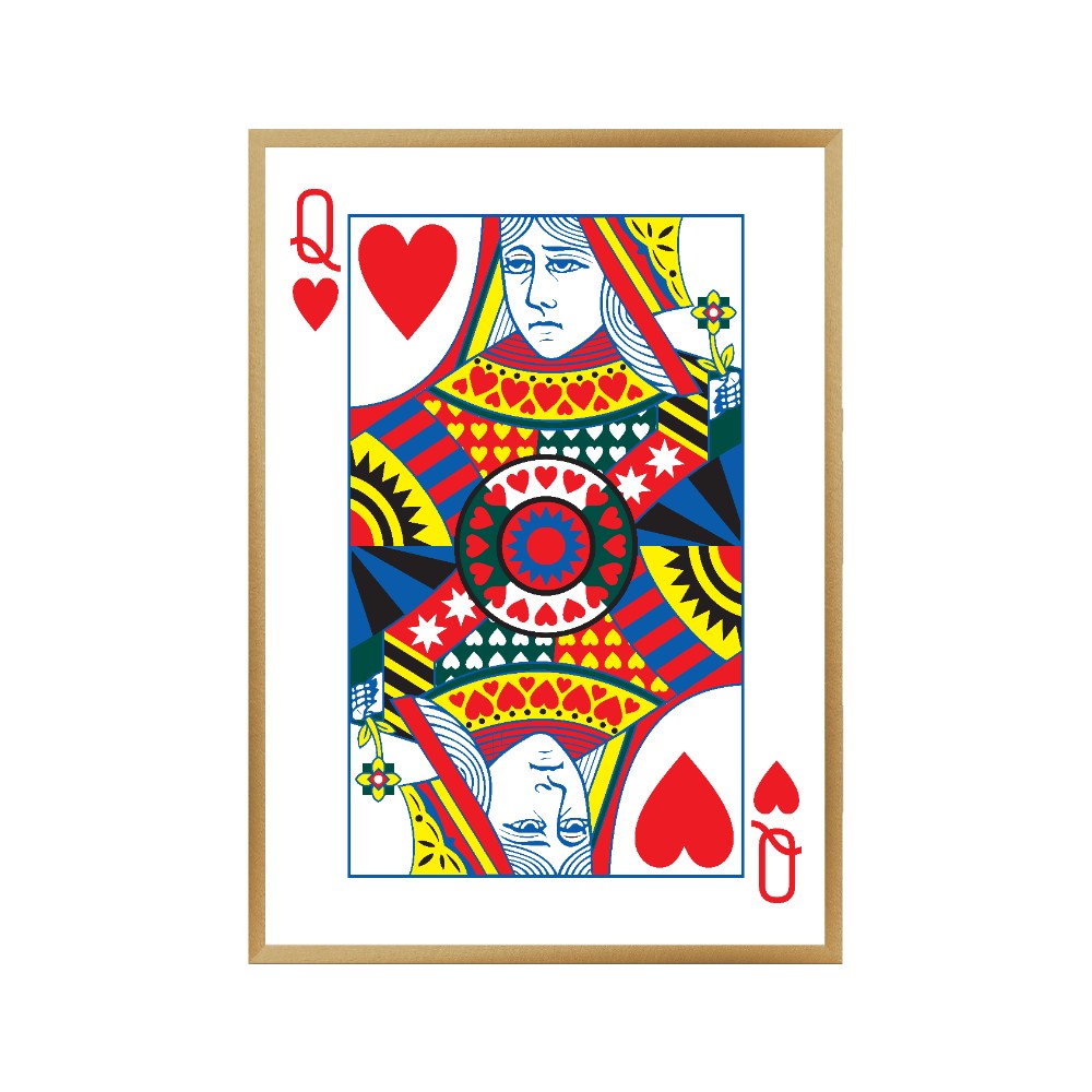 Queen Of Hearts Print