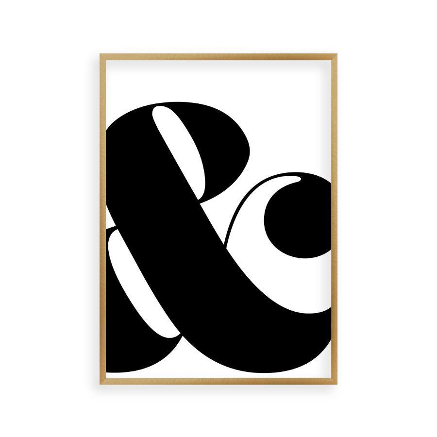 Ampersand And Print - Blim & Blum