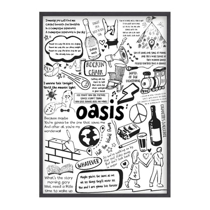 Oak Frame / 24" x 36"