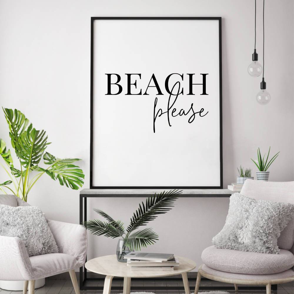 Beach Please Print - Blim & Blum
