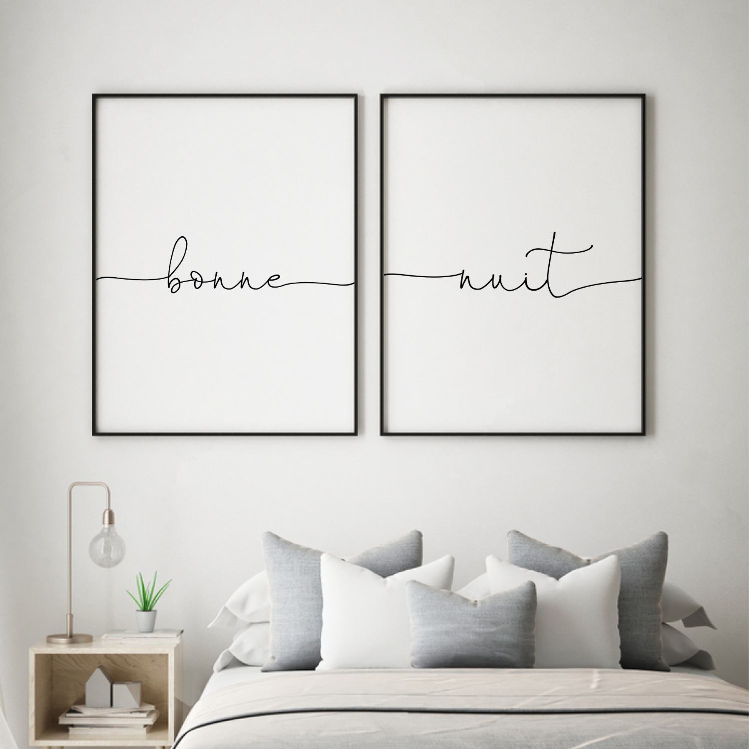 Bonne Nuit - Set Of 2 Prints