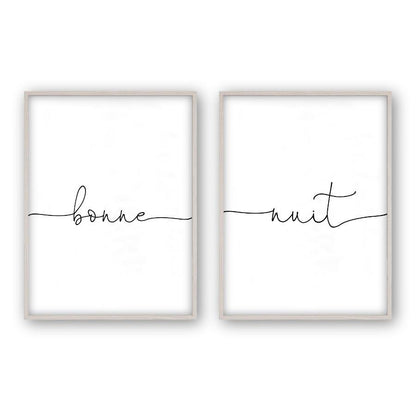 Bonne Nuit - Set Of 2 Prints - Blim & Blum