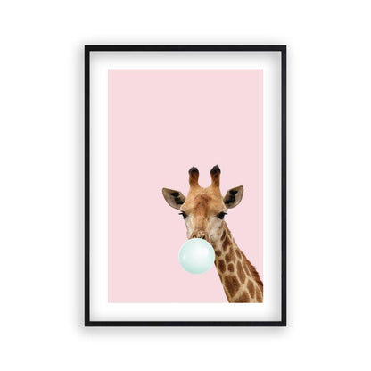 Bubblegum Giraffe Print - Blim & Blum