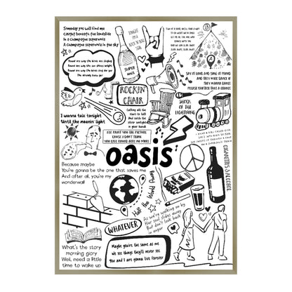 Champagne Gold Frame / 24" x 36"