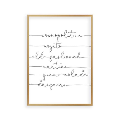 Cocktails Print - Blim & Blum