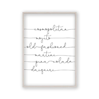 Cocktails Print - Blim & Blum