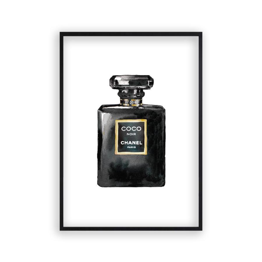 Coco Chanel Perfume Bottle Print