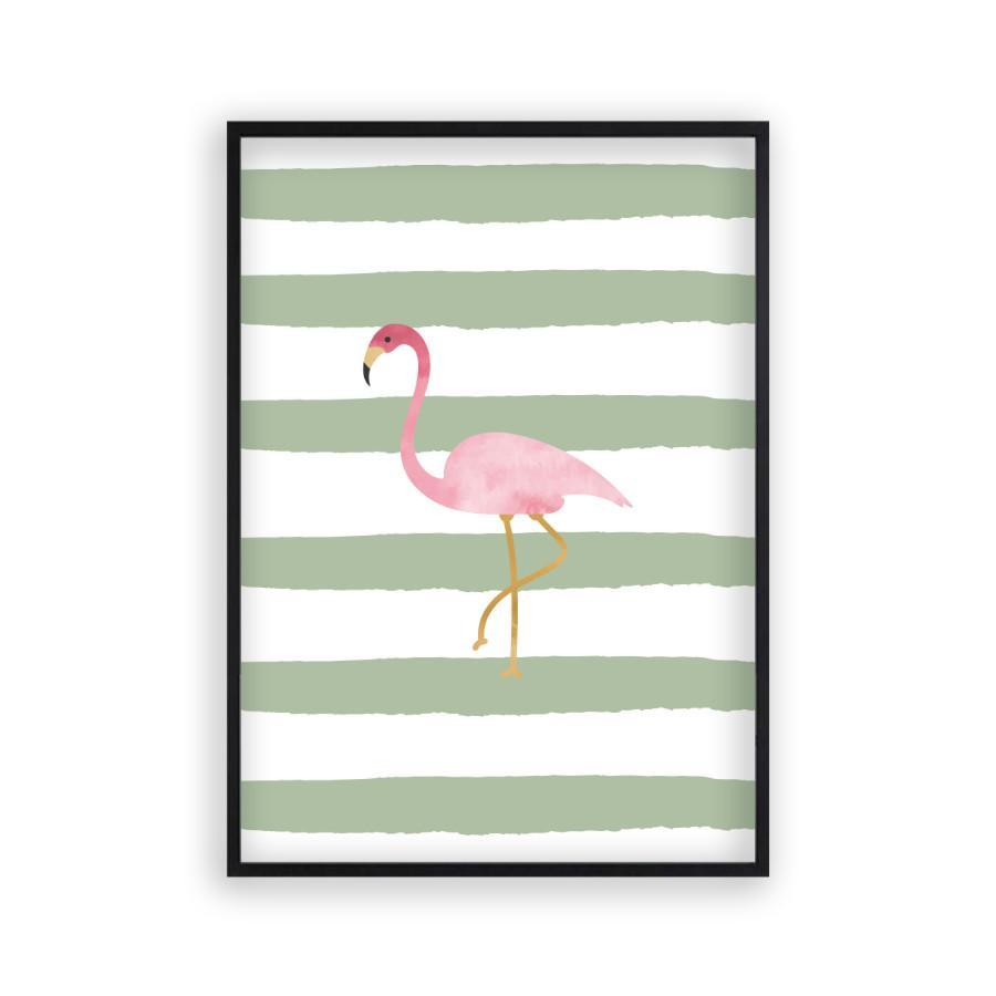 Flamingo Watercolor Print - Blim & Blum