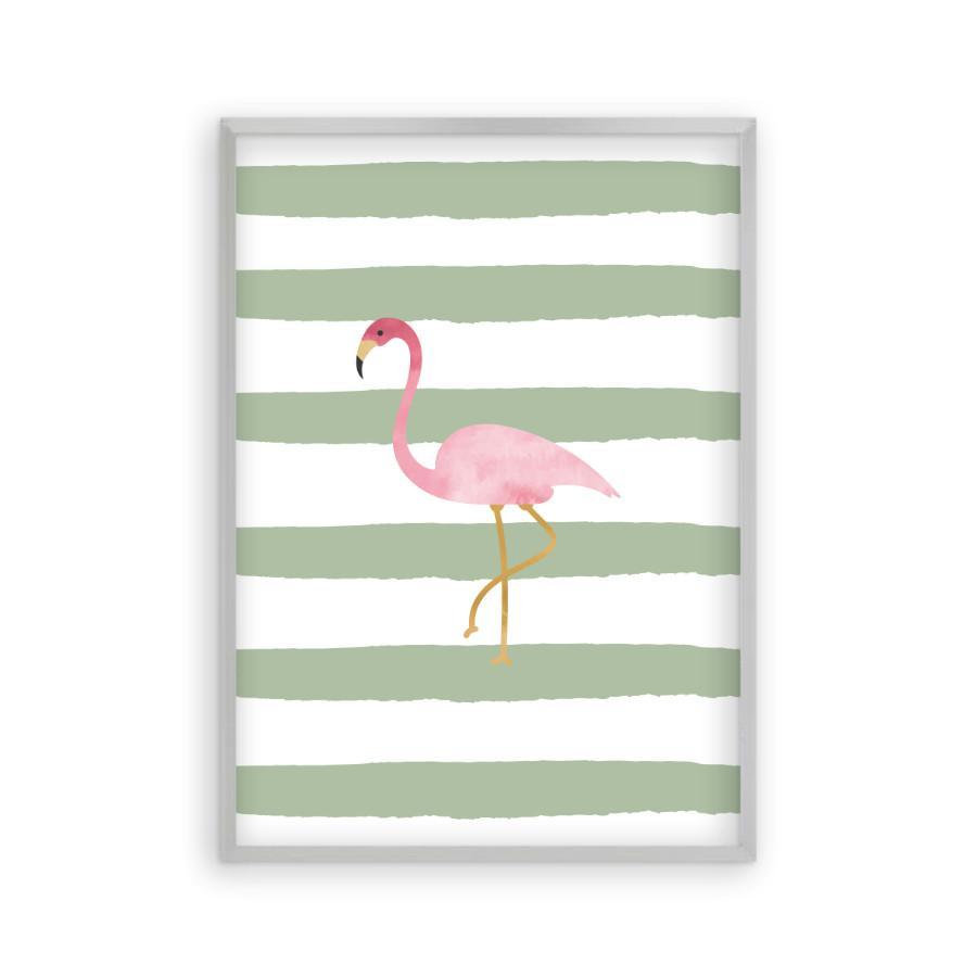 Flamingo Watercolor Print - Blim & Blum