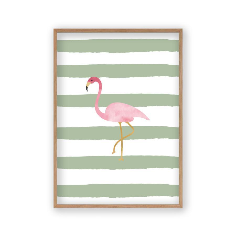 Flamingo Watercolor Print - Blim & Blum