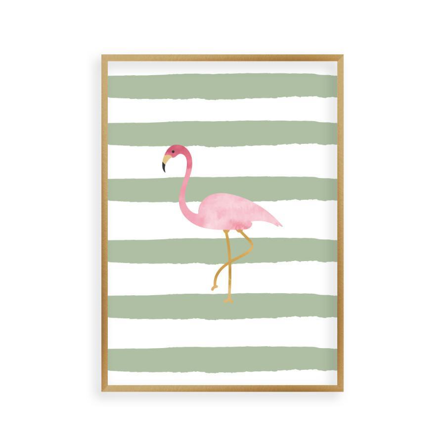 Flamingo Watercolor Print - Blim & Blum