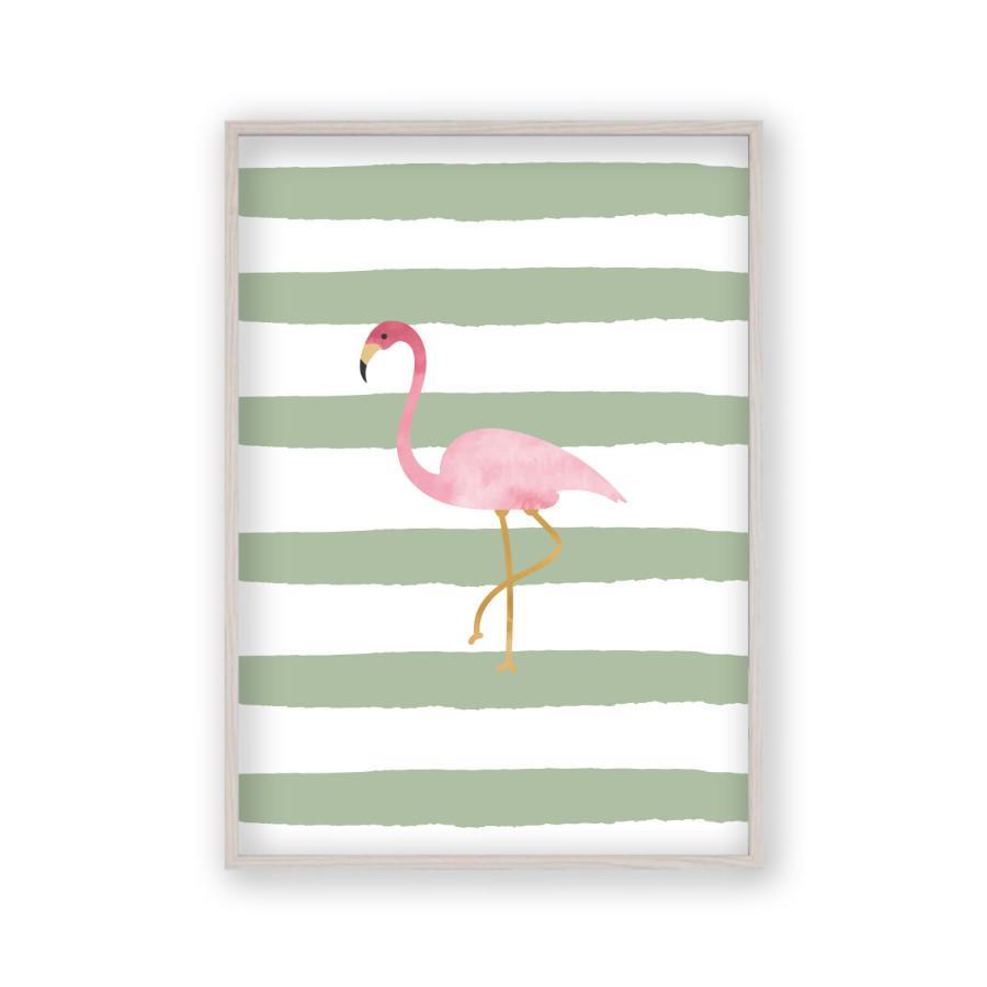 Flamingo Watercolor Print - Blim & Blum