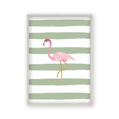 Flamingo Watercolor Print - Blim & Blum