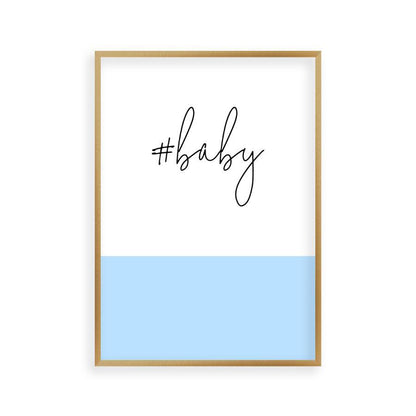 Hashtag Baby Print - Blim & Blum