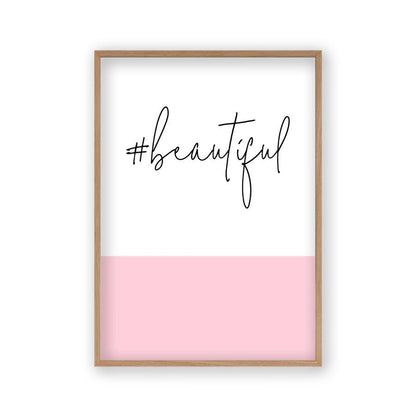 Hashtag Beautiful Print - Blim & Blum