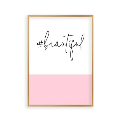 Hashtag Beautiful Print - Blim & Blum