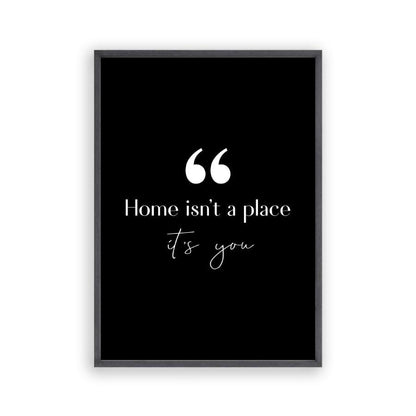 Home Isn't A Place It's You Print - Blim & Blum