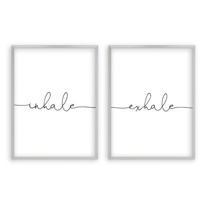Inhale Exhale - Set Of 2 Prints - Blim & Blum