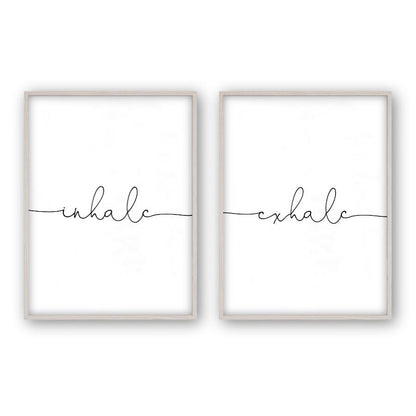 Inhale Exhale - Set Of 2 Prints - Blim & Blum