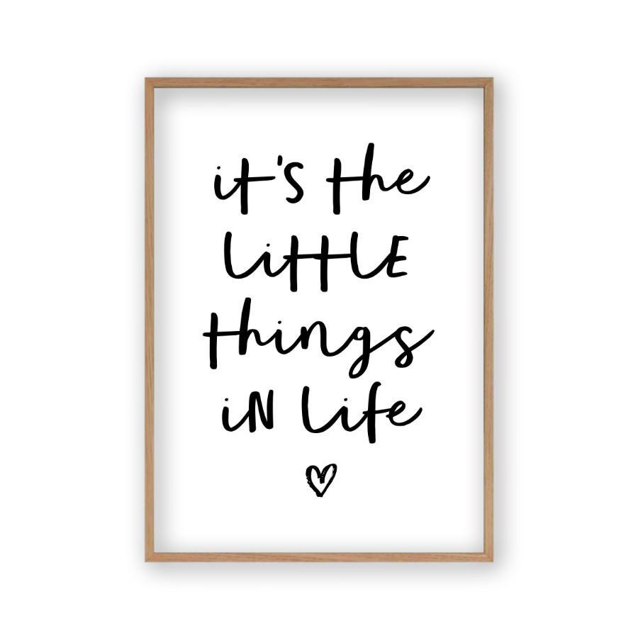 It's The Little Things In life Print - Blim & Blum