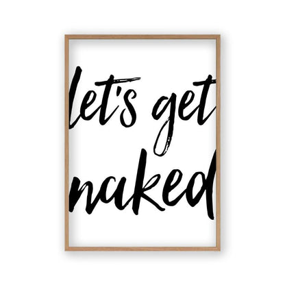 Lets Get Naked Print - Blim & Blum