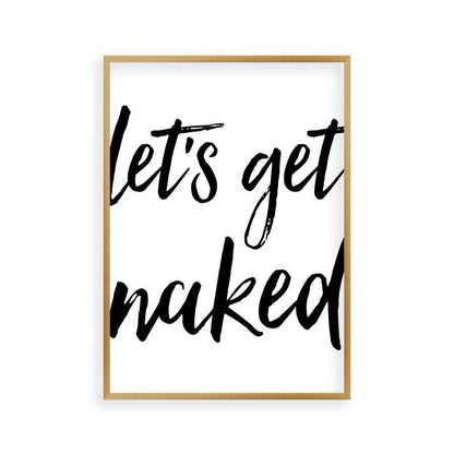 Lets Get Naked Print - Blim & Blum