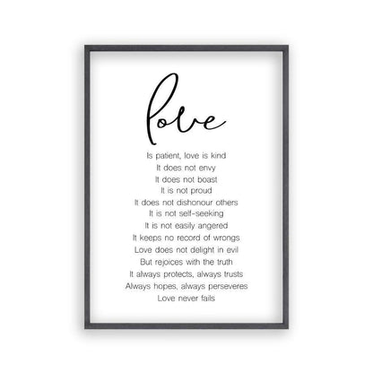 Love is Patient Love Is Kind Print - Blim & Blum
