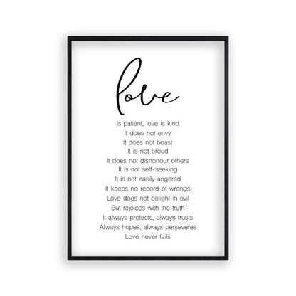 Love is Patient Love Is Kind Print - Blim & Blum