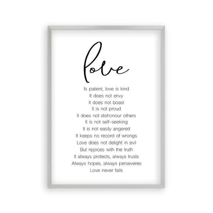 Love is Patient Love Is Kind Print - Blim & Blum