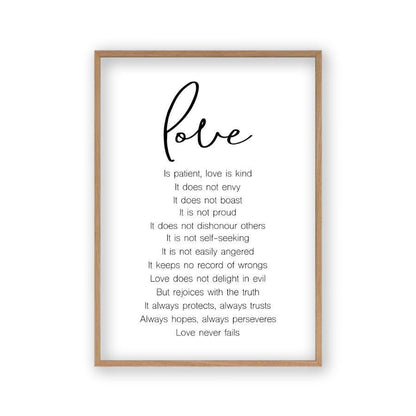 Love is Patient Love Is Kind Print - Blim & Blum