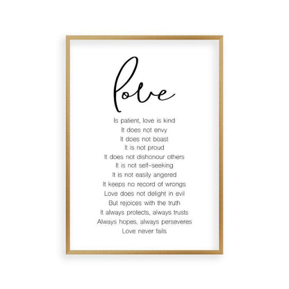 Love is Patient Love Is Kind Print - Blim & Blum