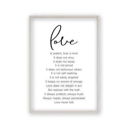Love is Patient Love Is Kind Print - Blim & Blum