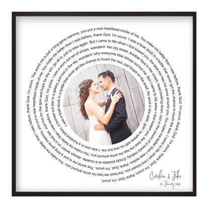 Matt Black Frame / 24" x 24"