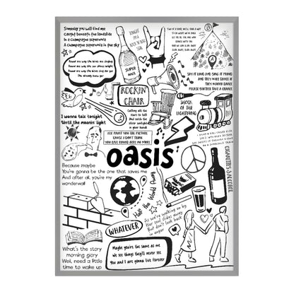 Matt Silver Frame / 24" x 36"