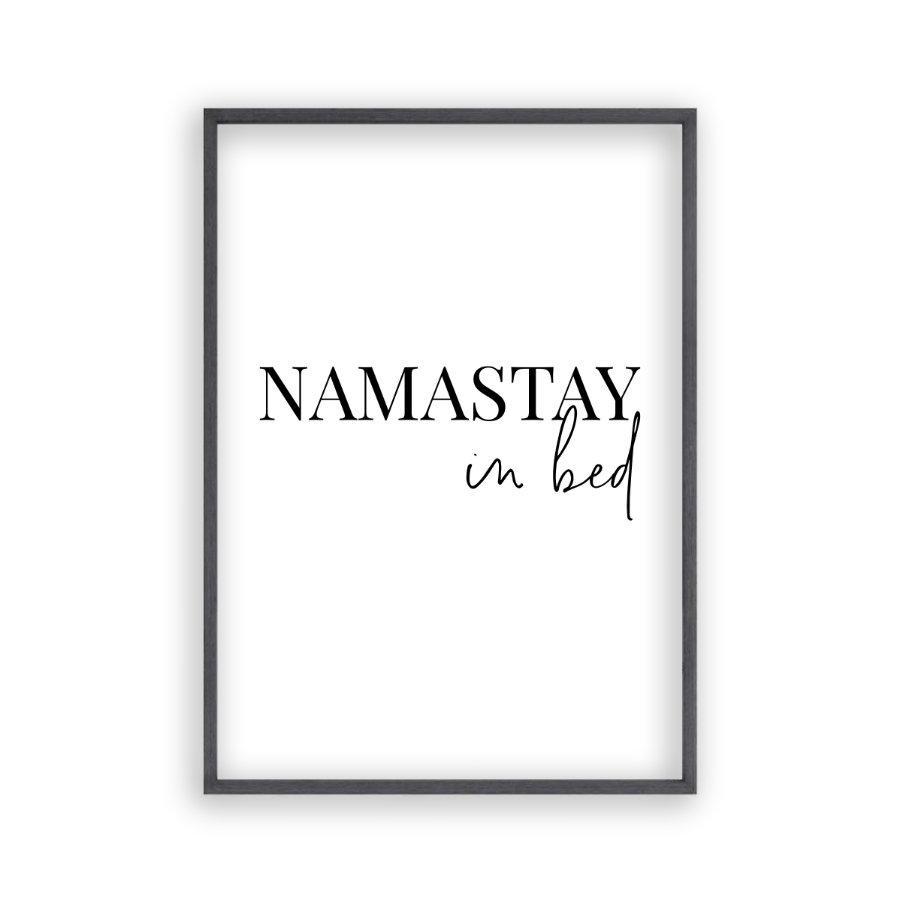 Namastay In Bed Print - Blim & Blum