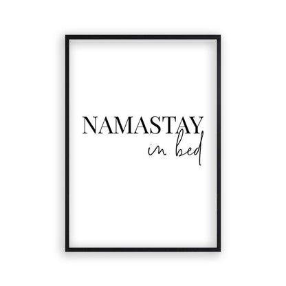 Namastay In Bed Print - Blim & Blum