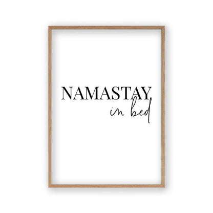 Namastay In Bed Print - Blim & Blum