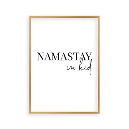 Namastay In Bed Print - Blim & Blum