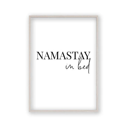 Namastay In Bed Print - Blim & Blum