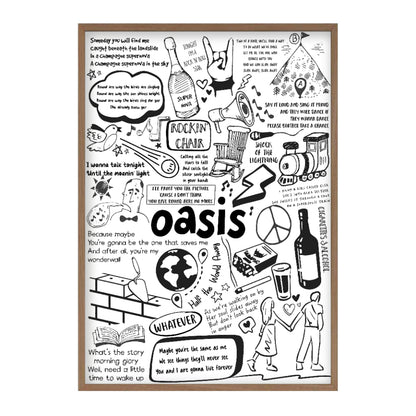 Oak Frame / 24" x 36"