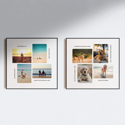 Personalized Caption Photographs Print
