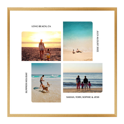 Personalized Caption Photographs Print