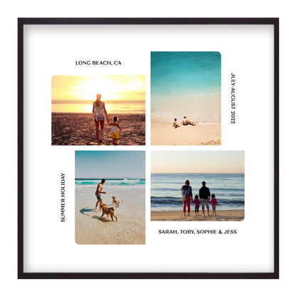 Personalized Caption Photographs Print