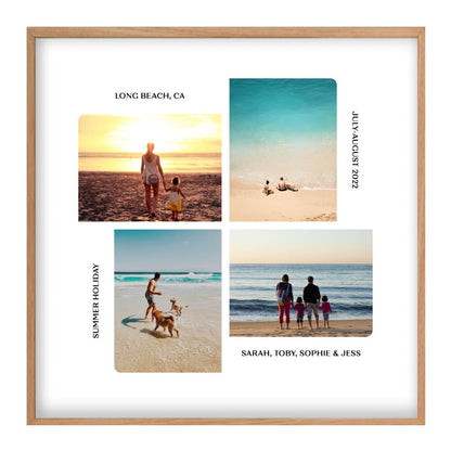 Personalized Caption Photographs Print