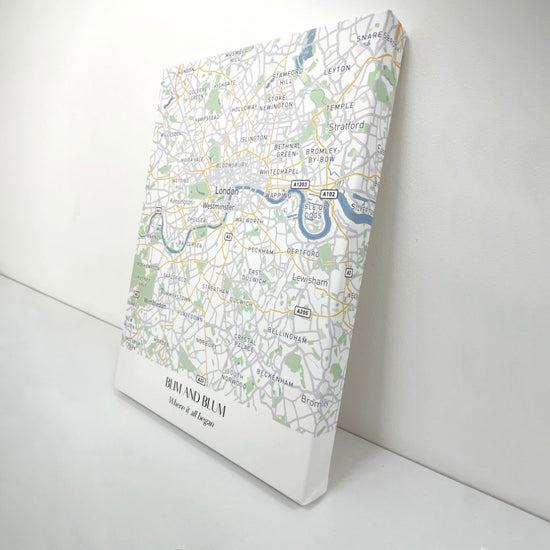 Personalized Special Place Map Print. Any Location In The World, Where ...