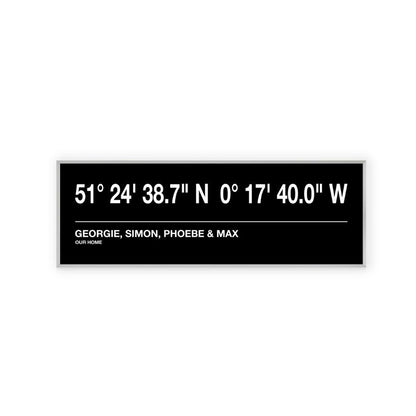 Personalized Coordinates Bus Blind Print - Blim & Blum