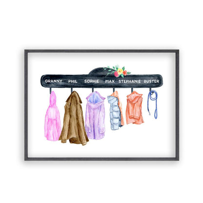 Personalized Family Names Coat Print - Blim & Blum